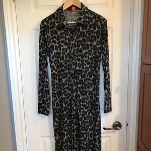 Joe Fresh stretch button front shirtdress